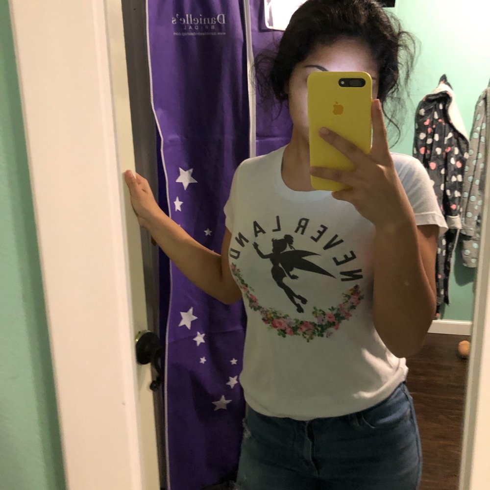 white disney tee